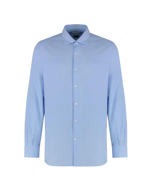 Slowear Blue Buttoned Shirt for men