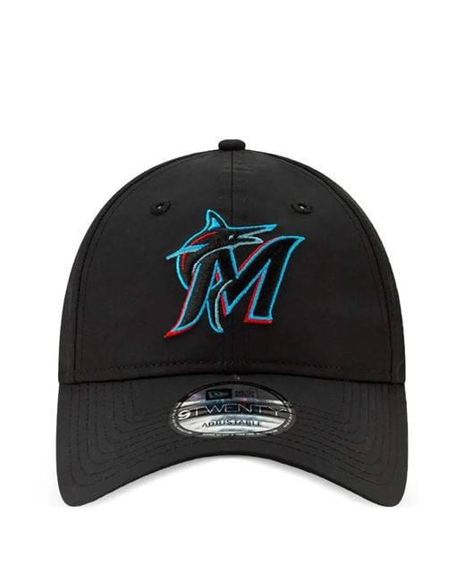 KTZ Black 9Twenty Miami Marlins Baseball Cap for men