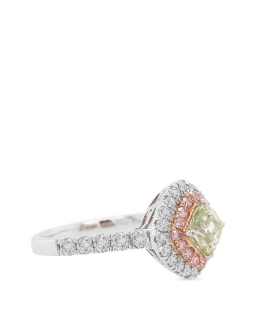 HYT Jewelry White Bague En Diamant