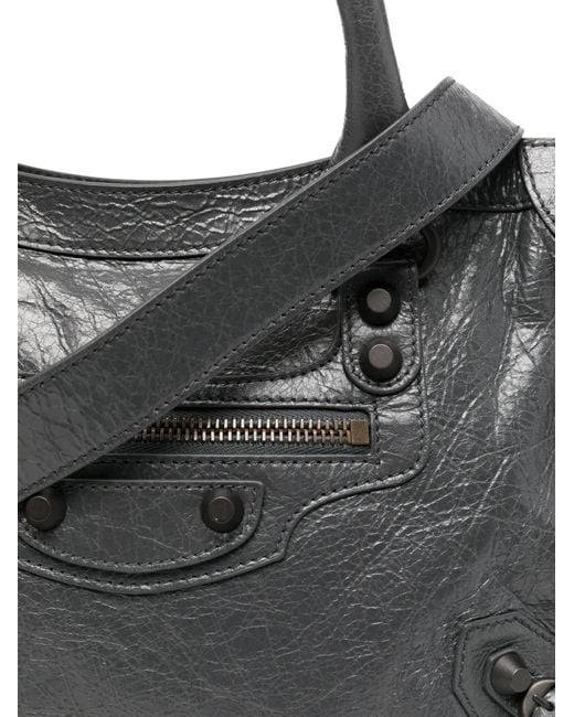 Balenciaga Gray Le City Shoulder Bag