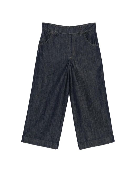 Max Mara Blue Smmefedra Cuffed Jeans