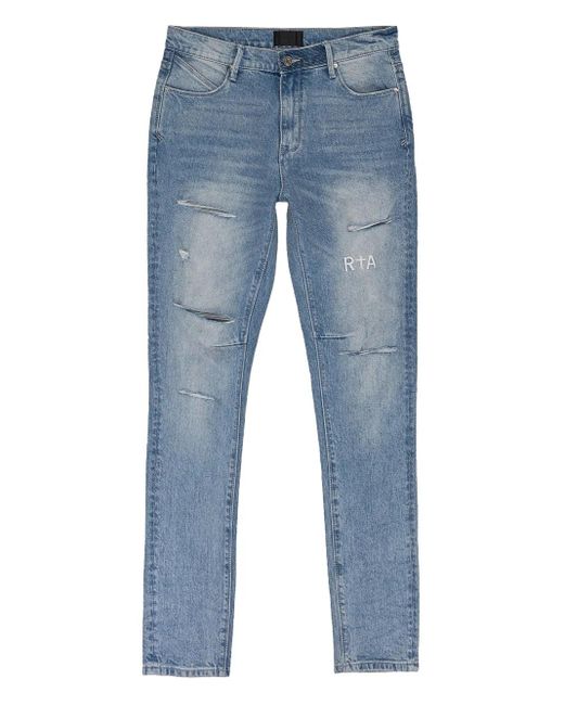 Jeans Con Effetto Vissuto di RTA in Blue da Uomo