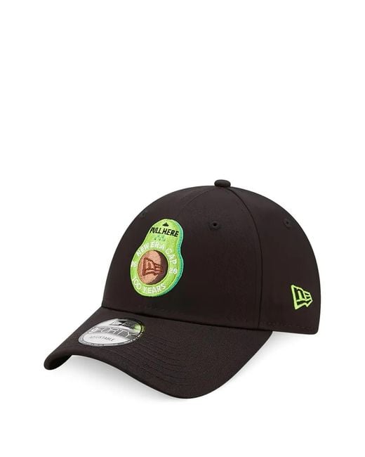 KTZ 9Forty Baseballkappe Mit Avocado-Patch in Black für Herren