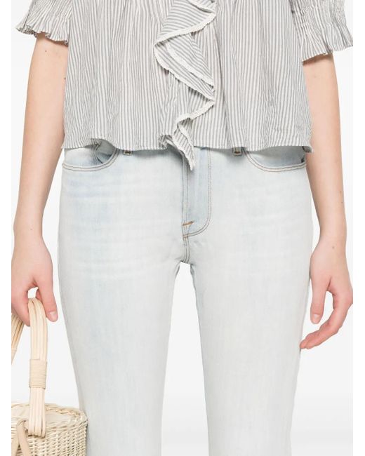 FRAME White Le Skinny De Jeanne Jeans