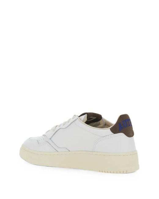 Autry White Medalist Sneakers