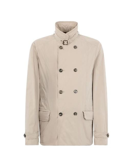 Chaqueta Con Doble Botonadura Moorer de hombre de color White