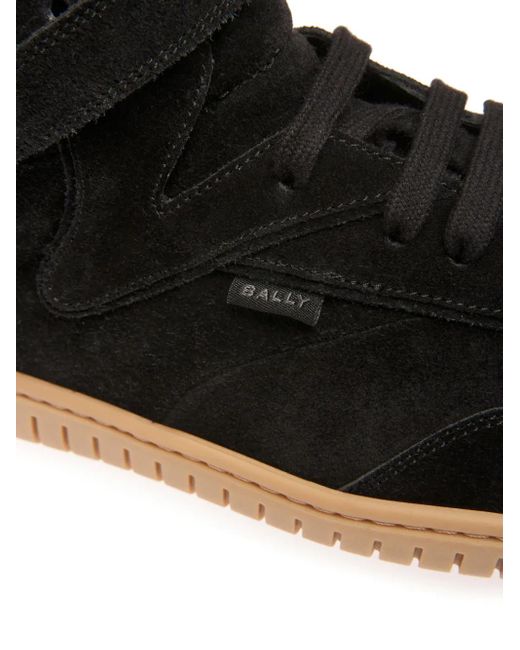 Bally Black Calf Suede Sneaker for men