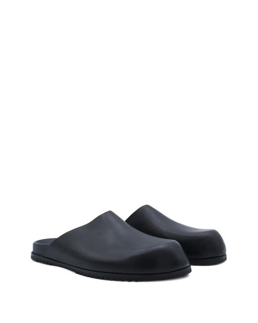 Rick Owens Blue Mules À Bout Pointu for men