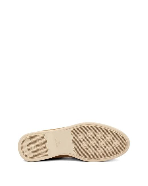 Frau White Mocassins En Daim