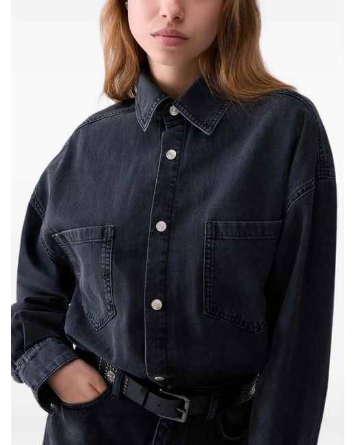 Liu Jo Blue Short Denim Dress With Belt