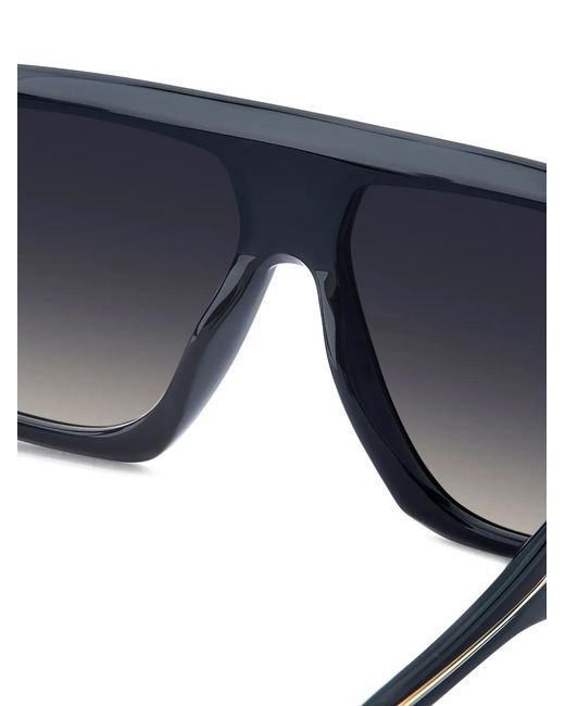 Victoria Beckham Gray Square-Frame Sunglasses
