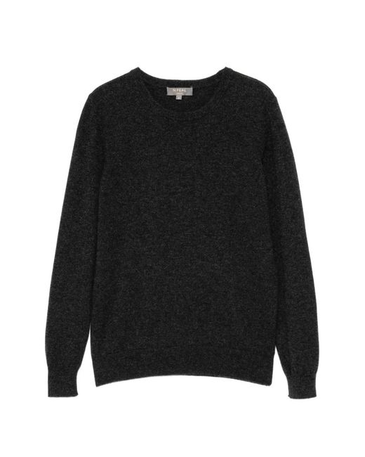 N.Peal Cashmere Black Evie Sweater