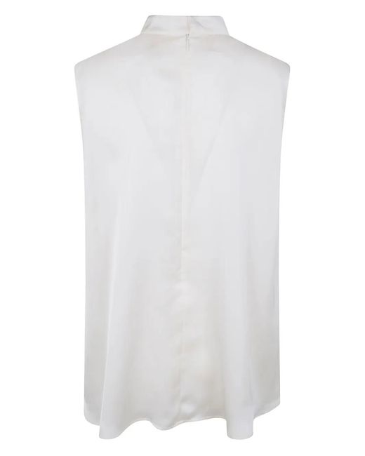 Sacai White Ruffled Top
