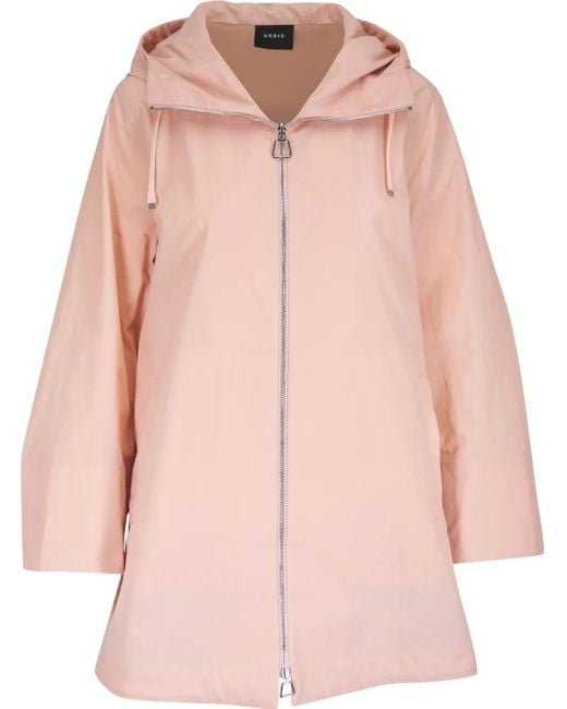 Akris パーカーコート Pink