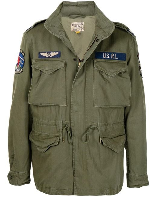 Polo Ralph Lauren Jacke im Utility-Look in Green für Herren