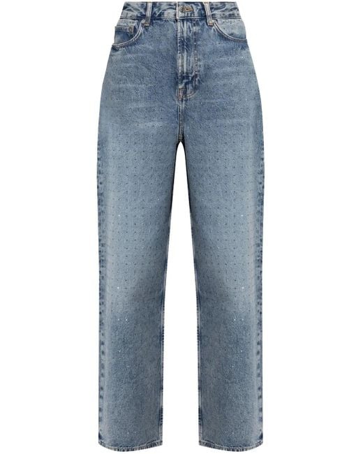 Samsøe & Samsøe Blue Wide-Leg Jeans