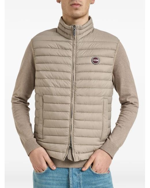 Colmar Natural Quilted Zip Gilet for men