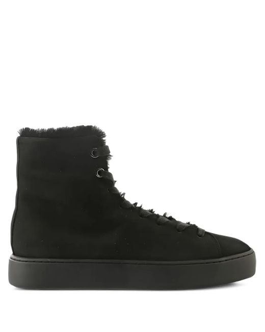 Högl Black Teddy Shearling-Trimmed Boots