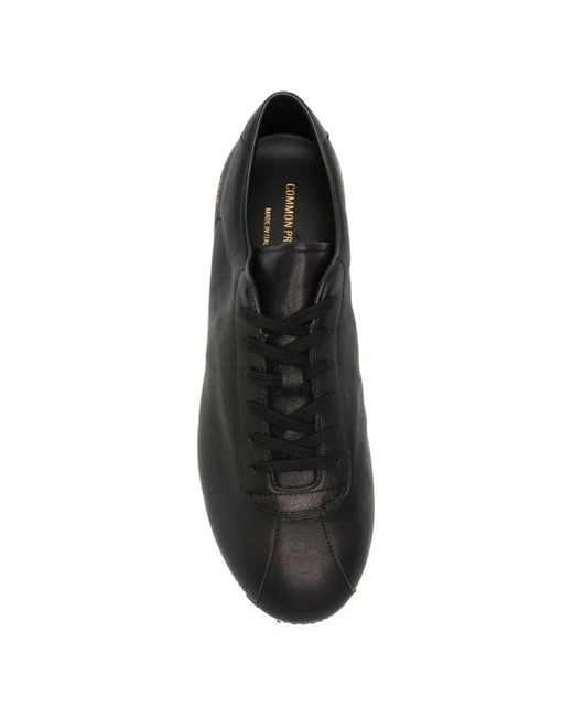 Common Projects Black Driving Perforated Lace-Up Sneakers for men