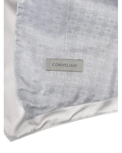 Chaleco De Seda De Martingala Corneliani de hombre de color White