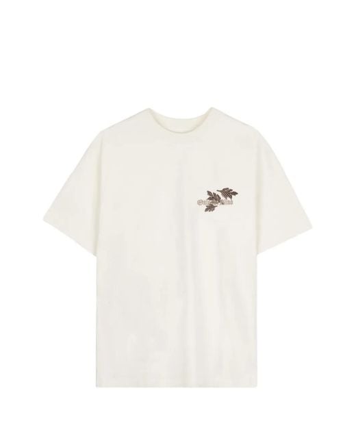 Only the Blind White Logo-Embroidered Serpent-Motif T-Shirt for men