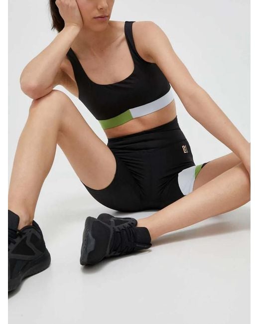 Reggiseno Sportivo Con Logo di P.E Nation in Black