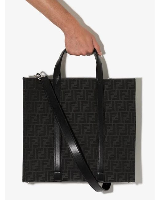 Fendi Black Borsa Shopper for men