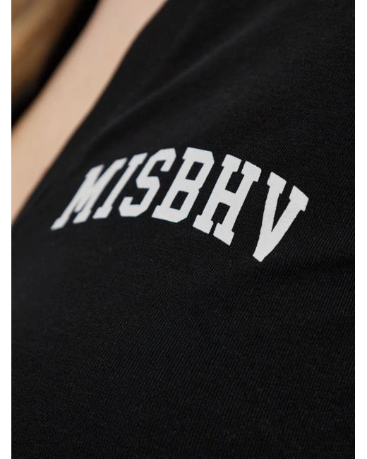 M I S B H V Vネック トップ Black