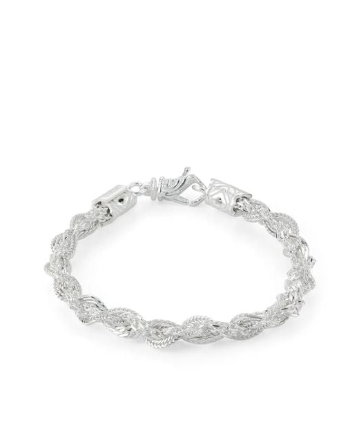Emanuele Bicocchi White Rope-Chain Bracelet