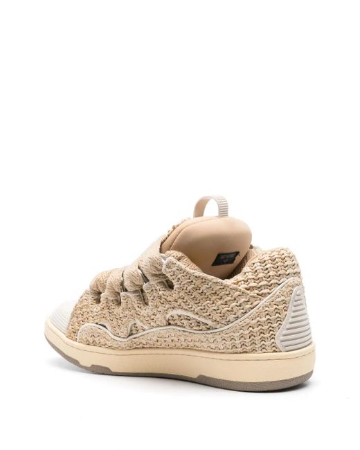 Lanvin Natural Curb Sneakers for men