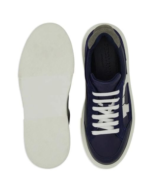 Ferragamo Blue Trainers for men