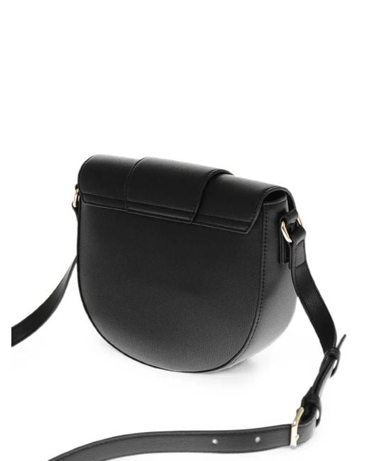 Moschino Black Heart-Motif Shoulder Bag