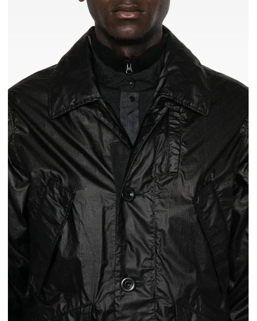 Veste Boutonnée À Détail De Lentille Signature C P Company pour homme en coloris Black