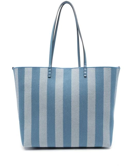 Fendi Blue Bag Roll Large Type Shopper