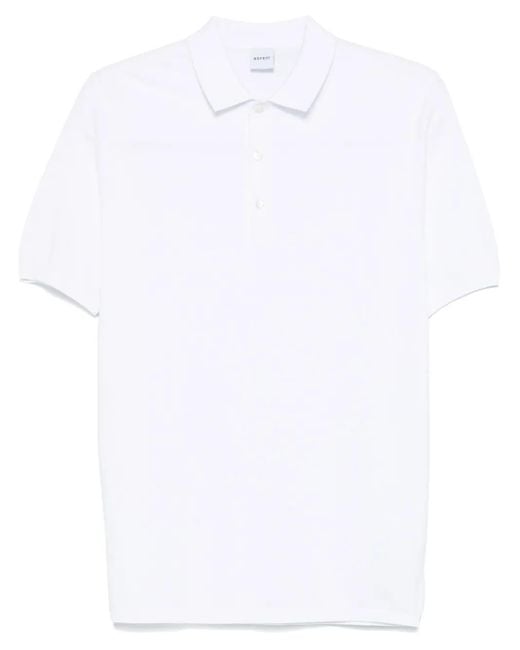 Polo De Algodón Aspesi de hombre de color White