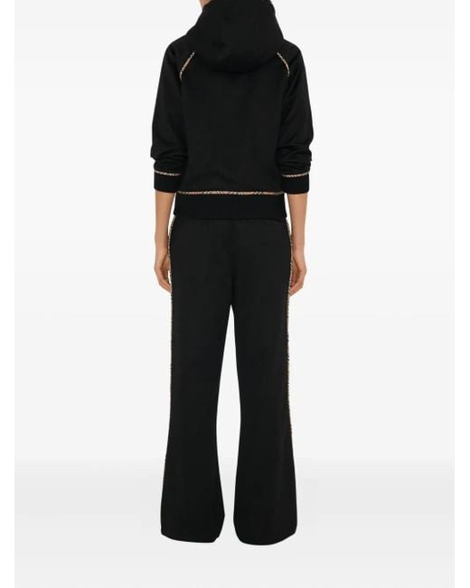 Burberry Geruite Trainingsbroek in het Black