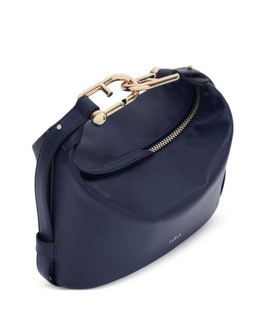 Furla Blue Nuvola Mini Bag