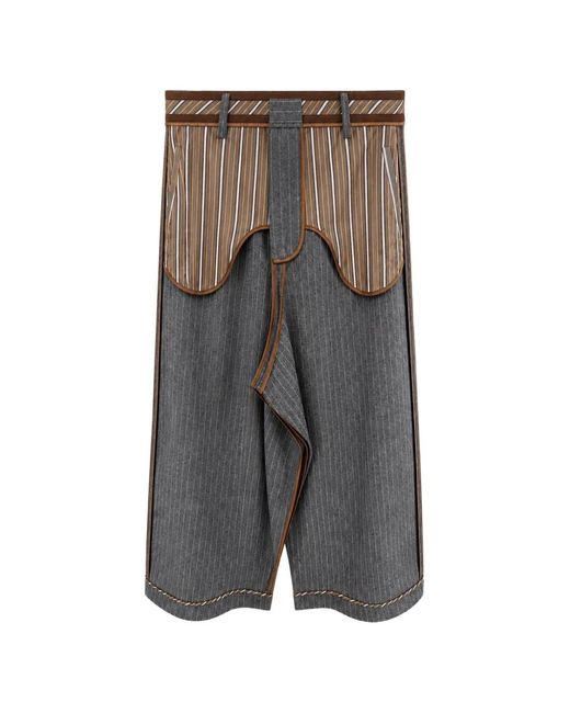 KAWAKEY Inside Out Pantalon in het Gray