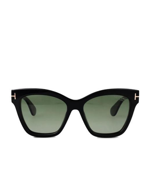 Tom Ford Black Cat-Eye Frame Sunglasses