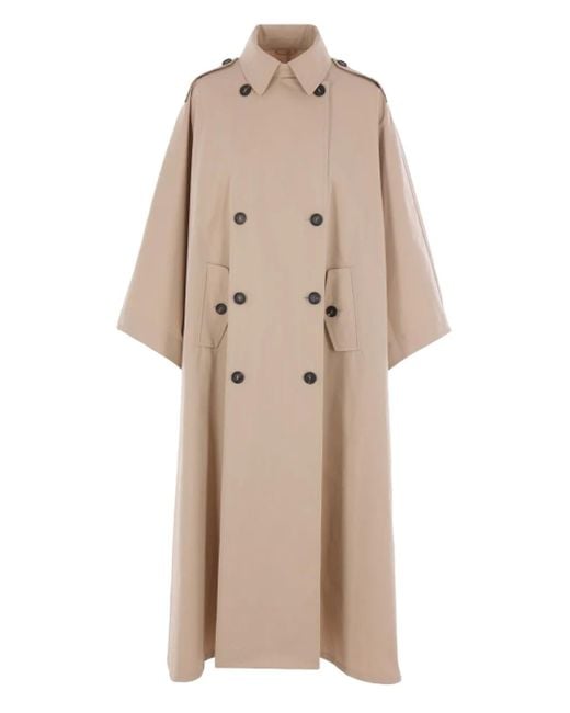 Brunello Cucinelli Double-breasted Coat Natural