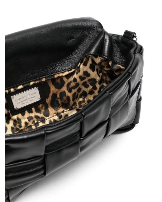 Philipp Plein Black Hexagon Medium Shoulder Bag