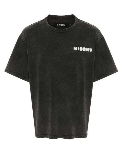 T-Shirt Community di M I S B H V in Black da Uomo