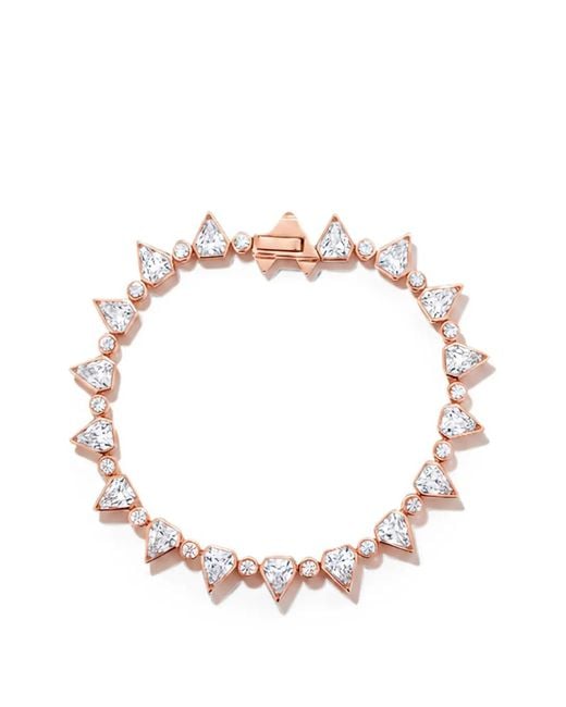 Di Volpe Pink Lo Scudo Sapphire Tennis Bracelet
