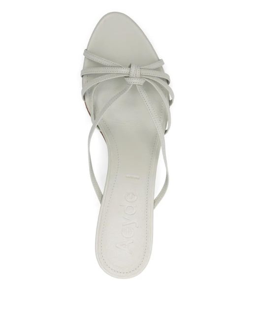 Aeyde White 55Mm Abby Sandals