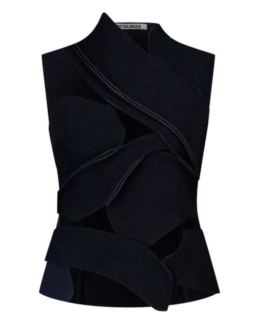 Top con aberturas OTTOLINGER de color Blue