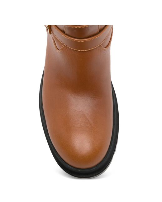 Missoni Brown Buckle Strap Biker Boots