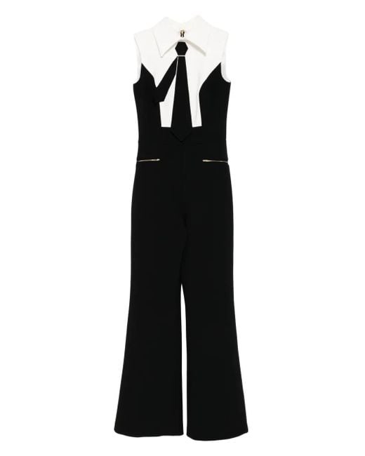 Combinaison À Design Sans Manches Isabel Sanchis en coloris Black