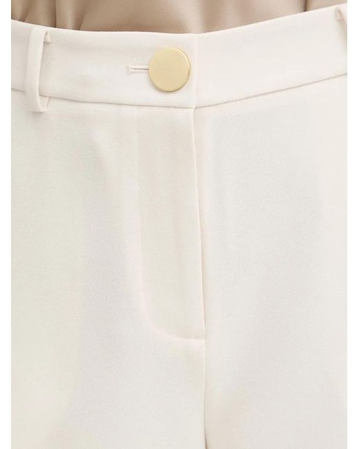 ARMANI EXCHANGE Natural Tone Button Tailored Shorts