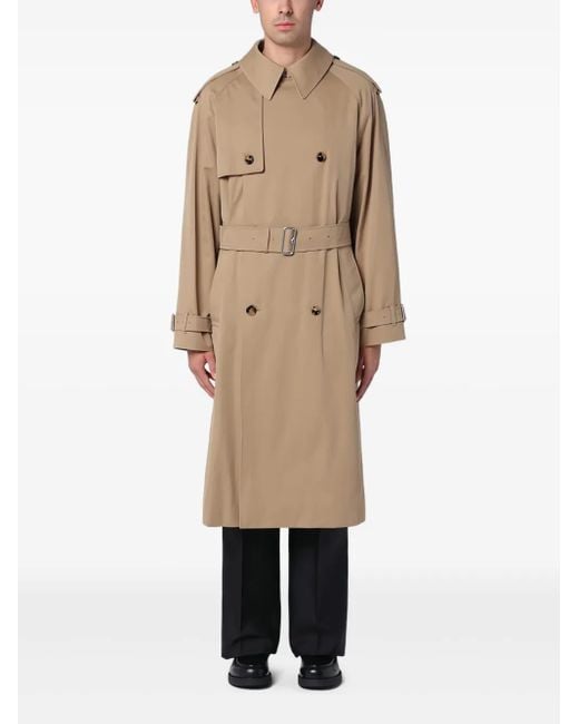 Burberry Natural Gabardine-Weave Trench Coat for men