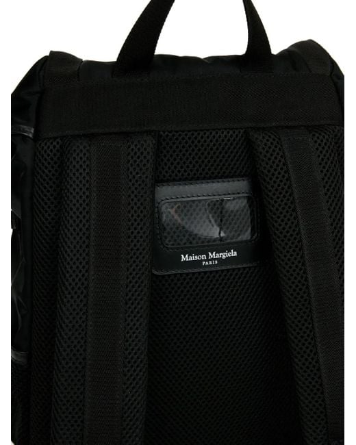 Maison Margiela Black High-Tech Medium Backpack